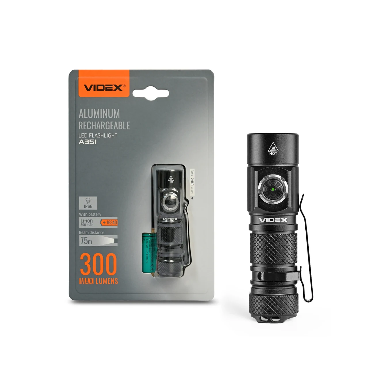 VIDEX VLF-A351 300 Lümen Taşınabilir LED El Feneri