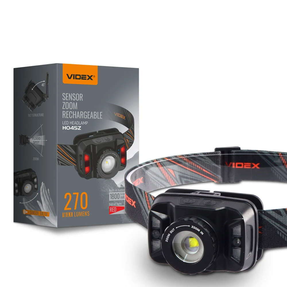 VIDEX VLF-H045Z Şarj Edilebilir LED Kafa Lambası
