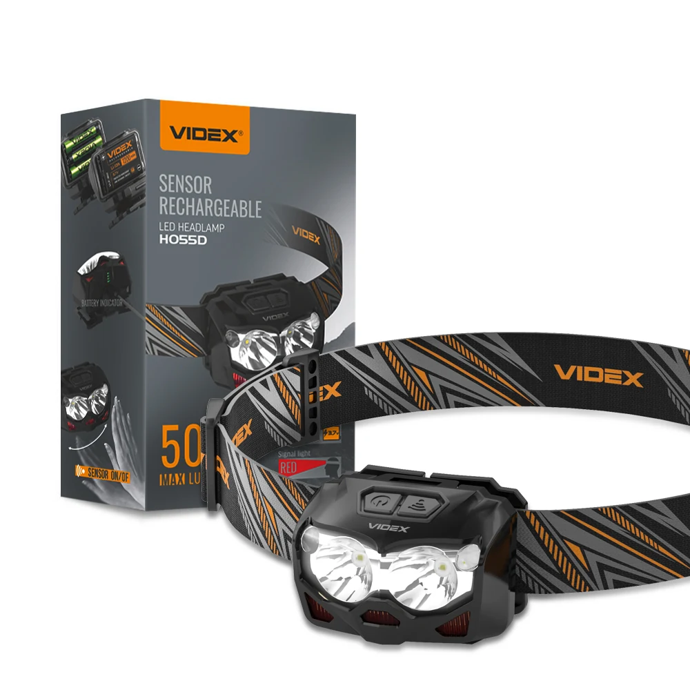 VIDEX VLF-H055D Şarj Edilebilir LED Kafa Lambası